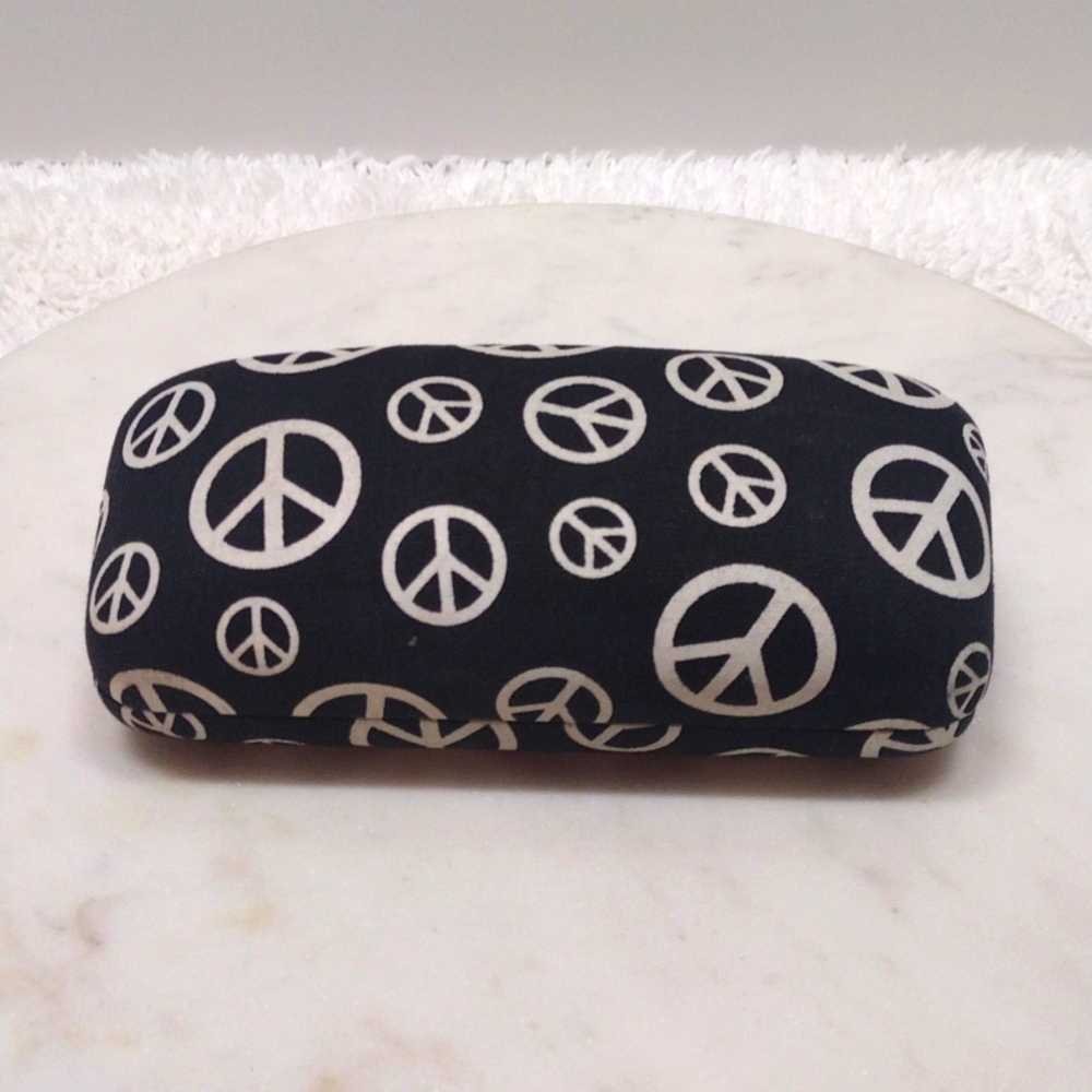 Peace White Black Pink Eyewear Hard Case Only #299-53